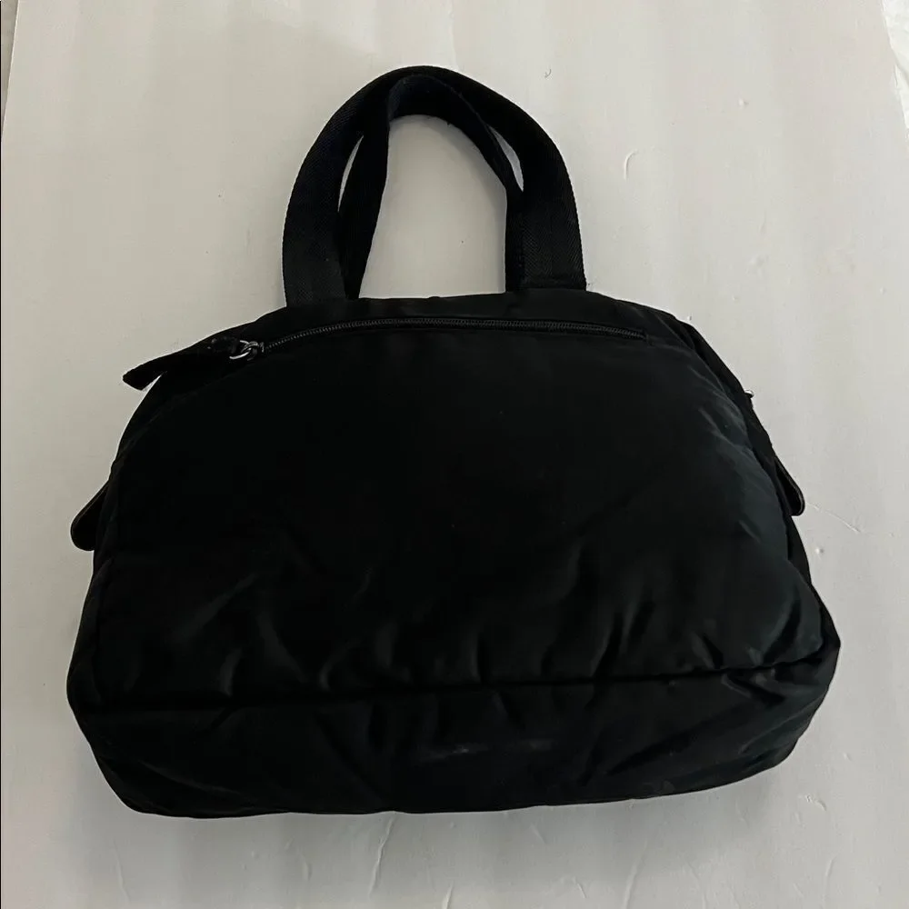 Vintage Prada black nylon handbag